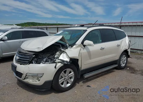 2014 Chevrolet Traverse 2Lt из США, поврежденный, VIN 1GNKRHKD6EJ277841